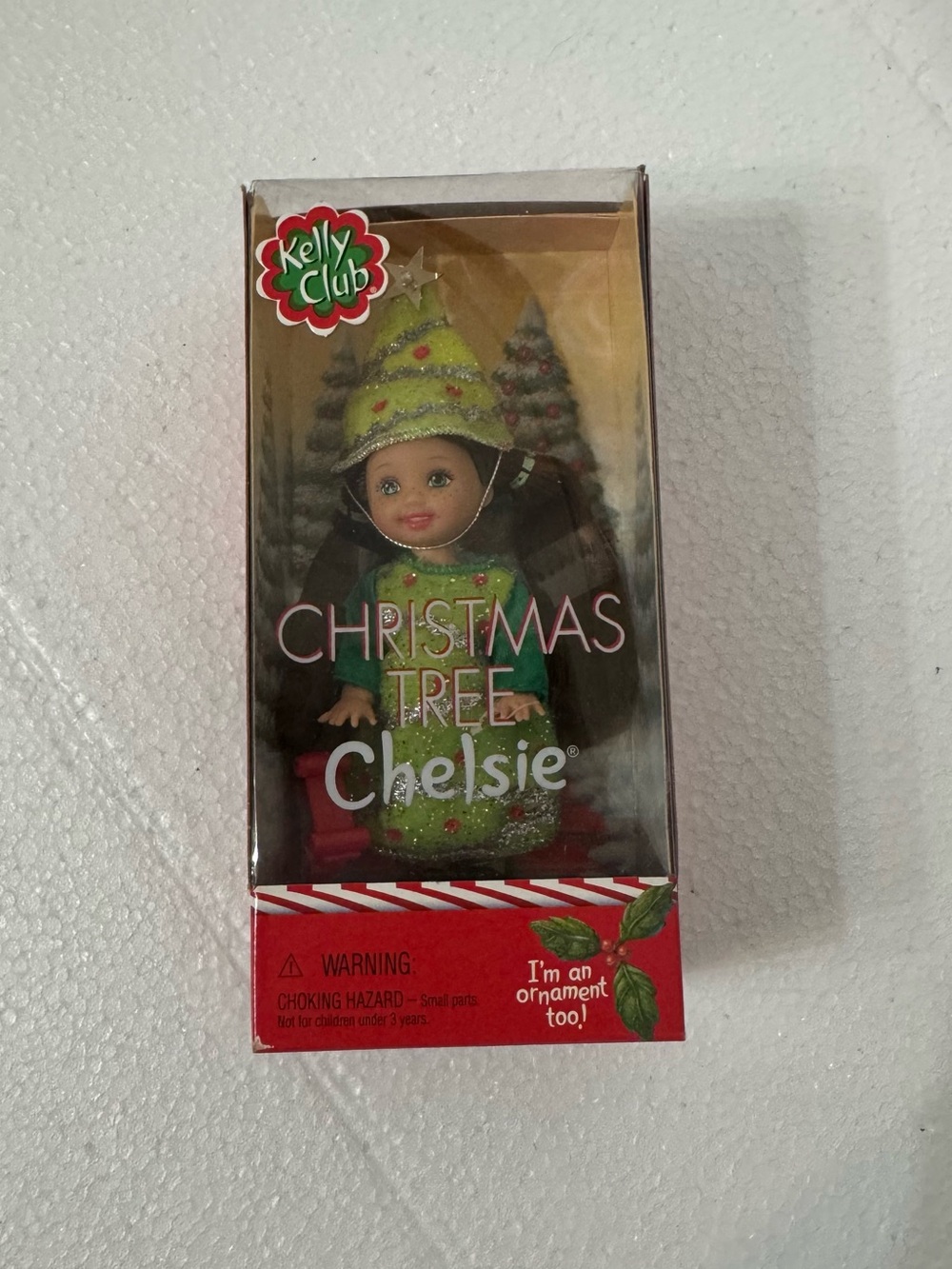 Mattel Kelly Club Christmas Tree Chelsie Doll & Ornament (2001)